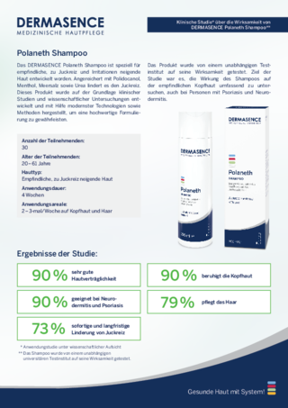 Klinische Studie: Polaneth Shampoo